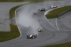 Josef Newgarden, Team Penske Chevrolet mène au départ