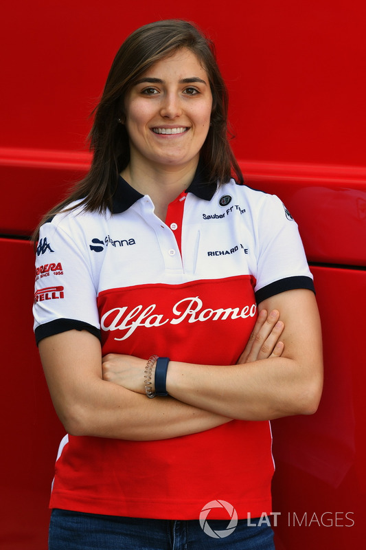 Tatiana Calderon, Sauber Test Driver