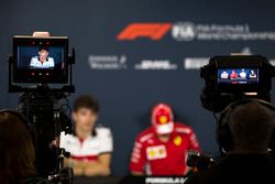 Charles Leclerc, Sauber en la conferencia de prensa