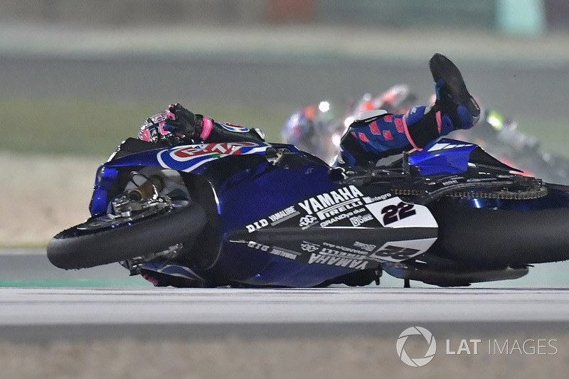 La caduta di Alex Lowes, Pata Yamaha