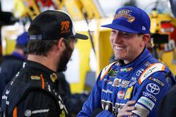 Martin Truex Jr., Furniture Row Racing Toyota, Kyle Busch, Joe Gibbs Racing Toyota