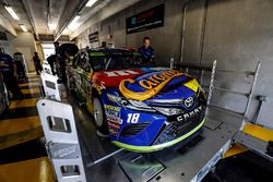 Kyle Busch, Joe Gibbs Racing Toyota, tech inspection