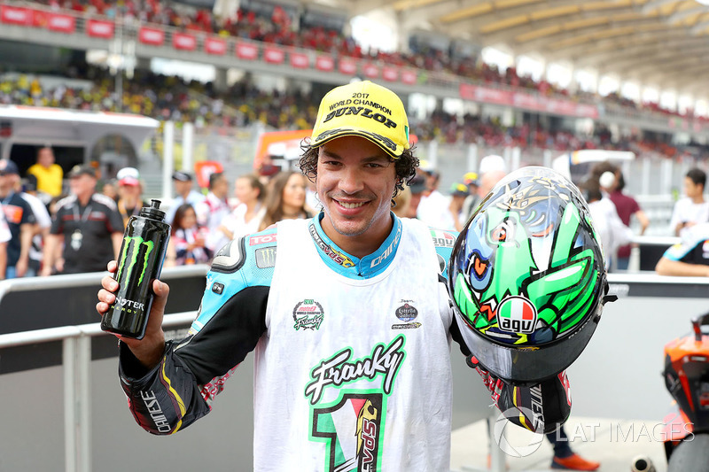 Tercer lugar y campeón, Franco Morbidelli, Marc VDS