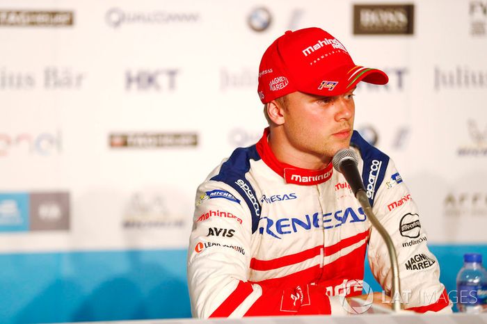  Felix Rosenqvist, Mahindra Racing, in the press conference