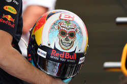 Il casco di Daniel Ricciardo, Red Bull Racing