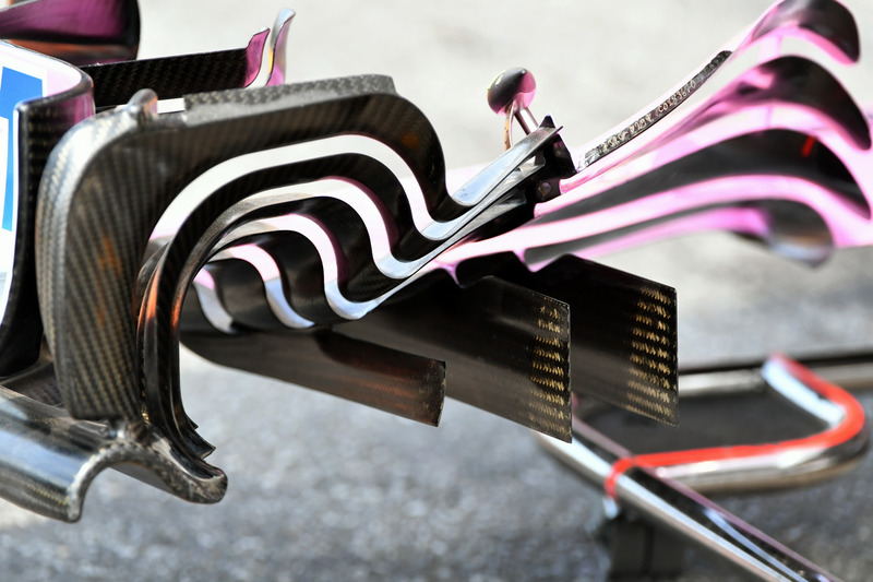 Force India VJM11 front wing detail