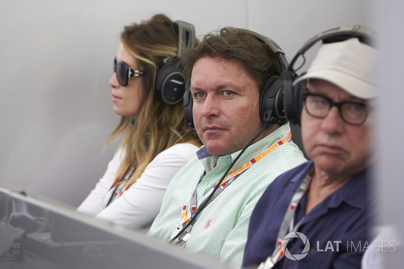 TV Presenter and Chef James Martin and his partner Louise Davies visit the Mercedes garage