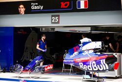 Pitbox van Pierre Gasly, Toro Rosso