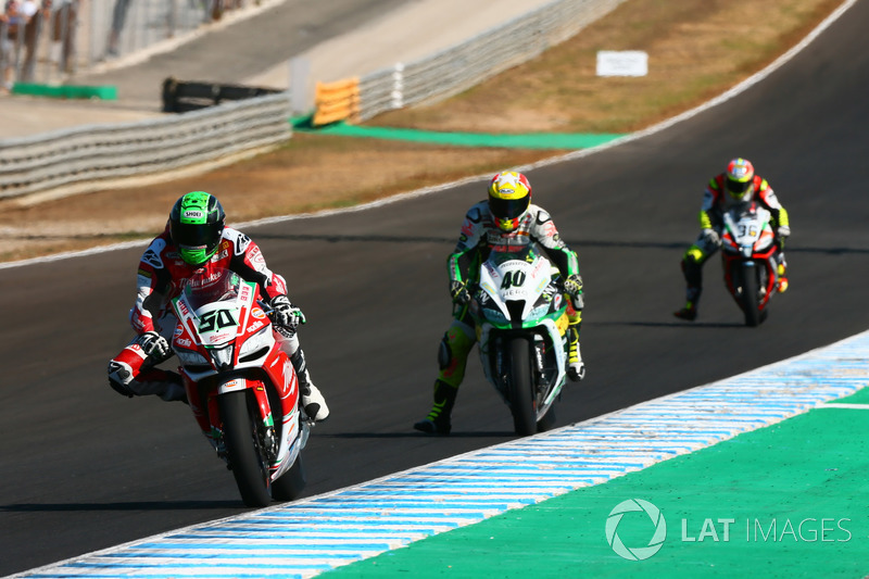 Eugene Laverty, Milwaukee Aprilia, Roman Ramos, Team Go Eleven