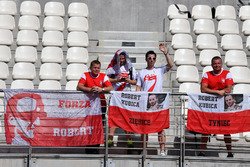 Robert Kubica, Williams fans and banners