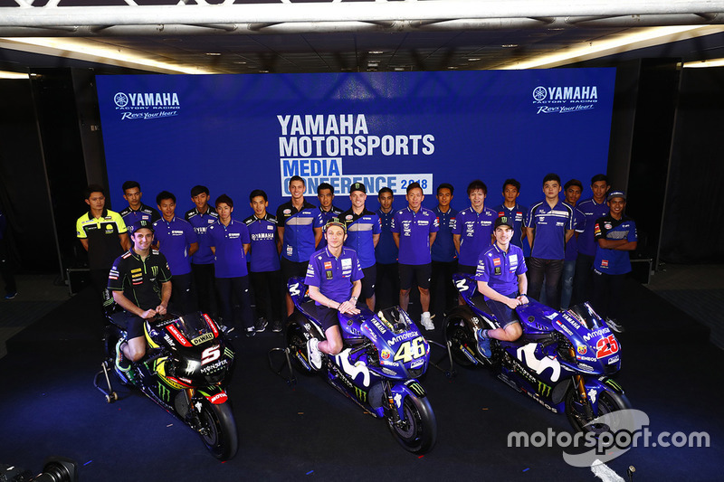 Skuat pembalap Yamaha di MotoGP, World Superbike, World Supersport 300, CEV dan ARRC musim 2018