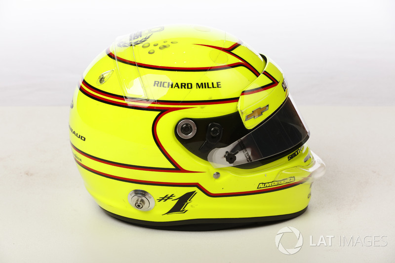 Helm von Simon Pagenaud, Team Penske Chevrolet