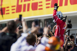Race winner Sebastian Vettel, Ferrari
