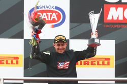 Podium: second place Leon Haslam, Puccetti Racing