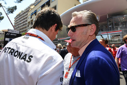 Toto Wolff, Mercedes AMG F1 Director of Motorsport and Sean Bratches, Formula One Managing Director,