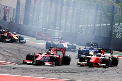 Charles Leclerc, PREMA Powerteam. and Jordan King, MP Motorsport