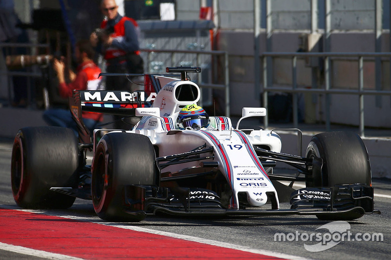 10: Felipe Massa, Williams FW40, 1:22.076, softs, day 1 (103 laps)