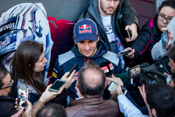 Carlos Sainz Jr., Scuderia Toro Rosso with the media