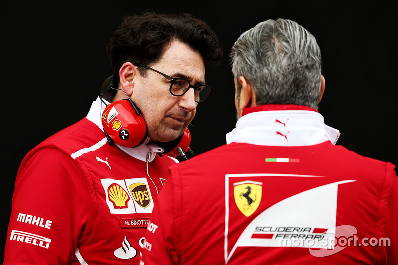 Mattia Binotto, Maurizio Arrivabene, Ferrari