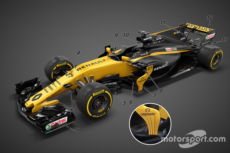 Renault Sport F1 Team RS17 detay