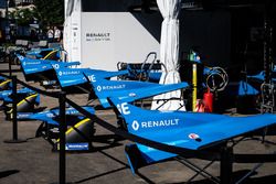 I garage della Renault e.Dams