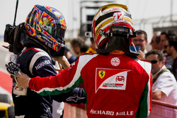 Race winner Artem Markelov, RUSSIAN TIME, third place Charles Leclerc, PREMA Racing