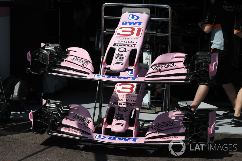 Force India VJM10 nose and front wings