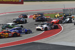#93 RealTime Racing Acura NSX GT3: Peter Kox, Mark Wilkins, #58 Wright Motorsports Porsche 911 GT3 R: Patrick Long, Jörg Bergmeister