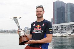 Shane van Gisbergen, Triple Eight Race Engineering Holden with 2016 Championship trophy