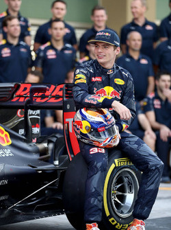 Max Verstappen, Red Bull Racing beim Teamfoto