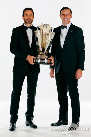 Champion Jimmie Johnson, Hendrick Motorsports Chevrolet and crew chief Chad Knaus