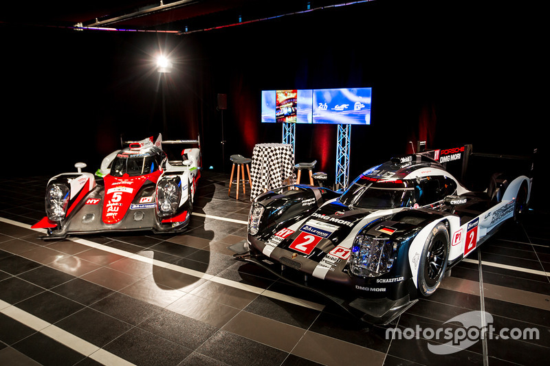 Les Toyota et Porsche LMP1 exposées