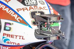 Frontpartie am Bike von Danilo Petrucci, Pramac Racing