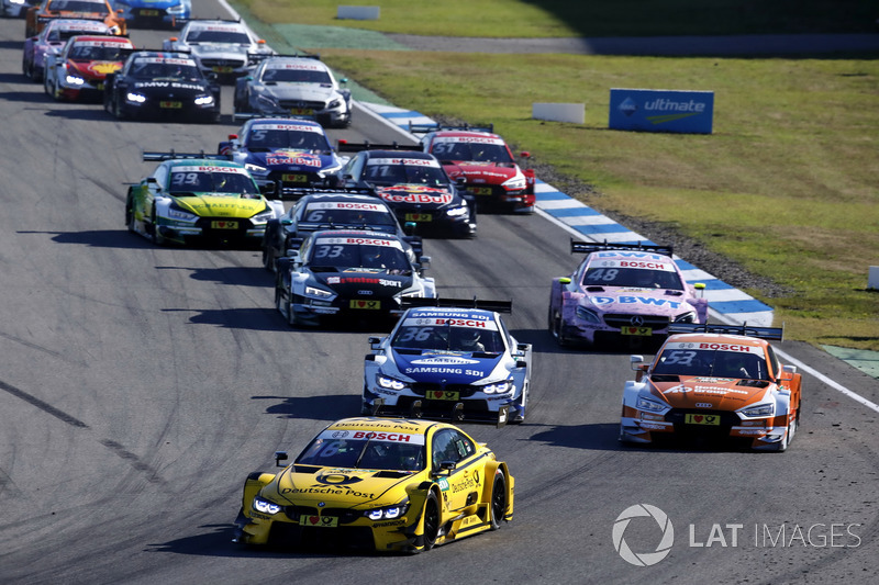 Arrancada Timo Glock, BMW Team RMG, BMW M4 DTM líder