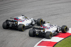 Lance Stroll, Williams FW40, Felipe Massa, Williams FW40