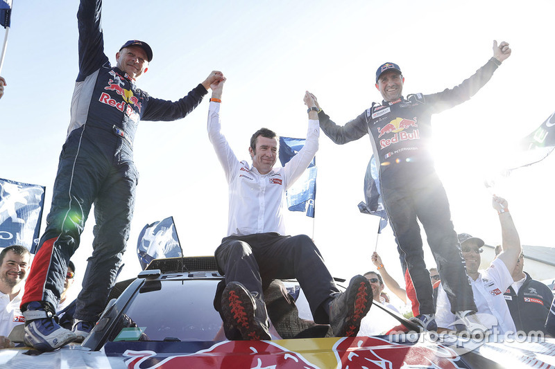 Winners Stéphane Peterhansel, Jean-Paul Cottret, Peugeot Sport with Bruno Famin