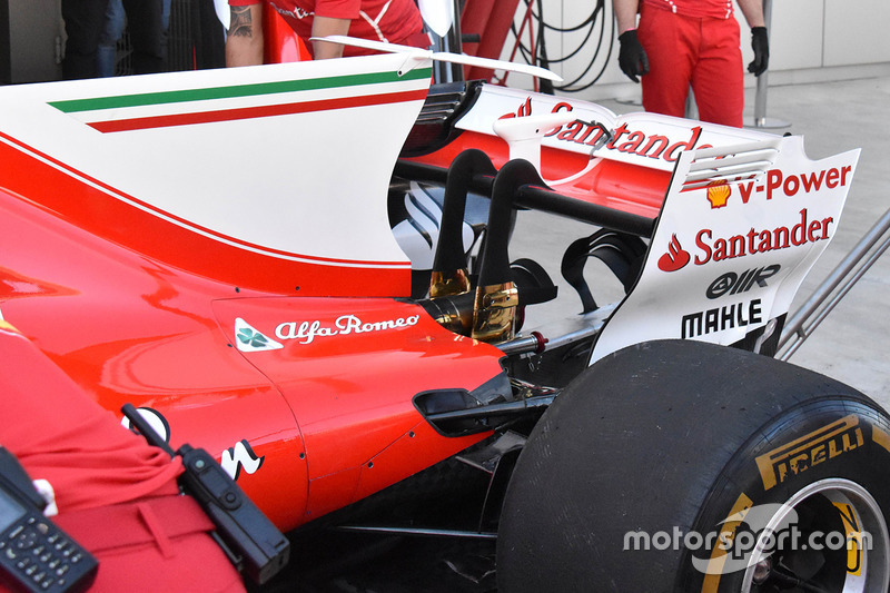 Ferrari SF70H rear detail