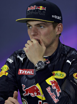 Max Verstappen, Red Bull Racing in the FIA Press Conference