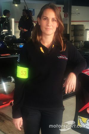 Delphine Biscaye, team manager Venturi