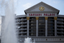 Fountains in front of Caesars Palace Las Vegas