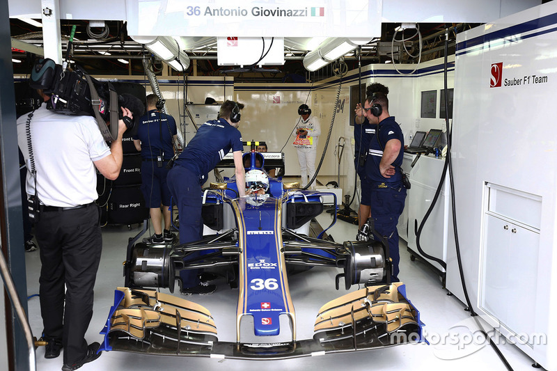 Antonio Giovinazzi, Sauber C36