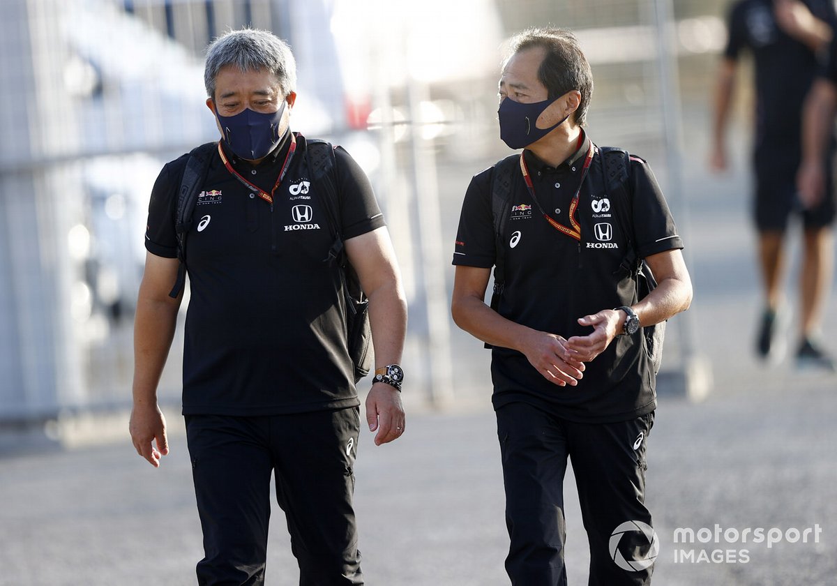 Masashi Yamamoto, General Manager, Honda Motorsport y Toyoharu Tanabe, director técnico de Honda F1