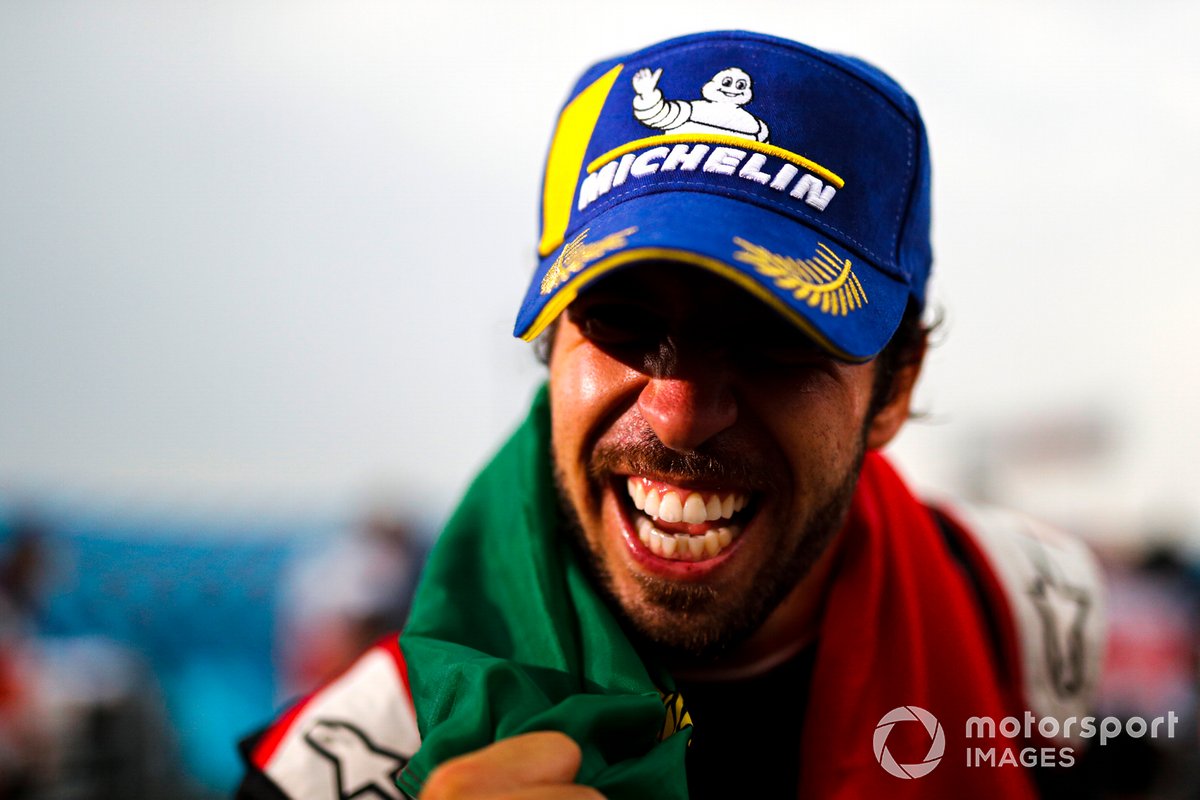 Antonio Felix da Costa, DS Techeetah, DS E-Tense FE20, wins the Formula E Championship