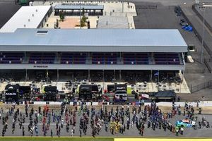 Protesta en apoyo a Darrell Wallace Jr., Richard Petty Motorsports, Chevrolet Camaro Victory Junction