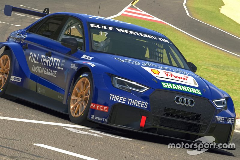 Team Johnson's virtual TCR car