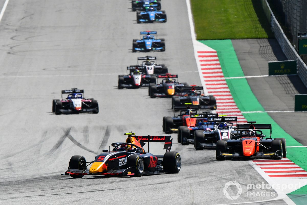 Liam Lawson, Hitech Grand Prix, Richard Verschoor, MP Motorsport e Alexander Smolvar, ART Grand Prix