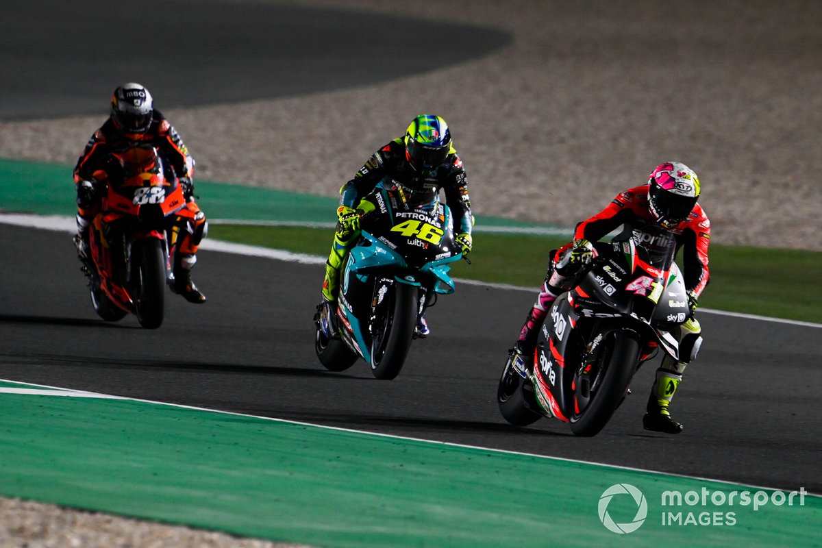 Aleix Espargaro, Aprilia Racing Team Gresini, Valentino Rossi, Petronas Yamaha SRT