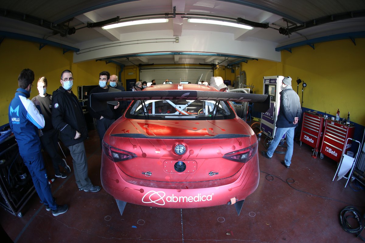 Mario Ferraris, Stefano Coletti, Romeo Ferraris, Alfa Romeo Giulia ETCR