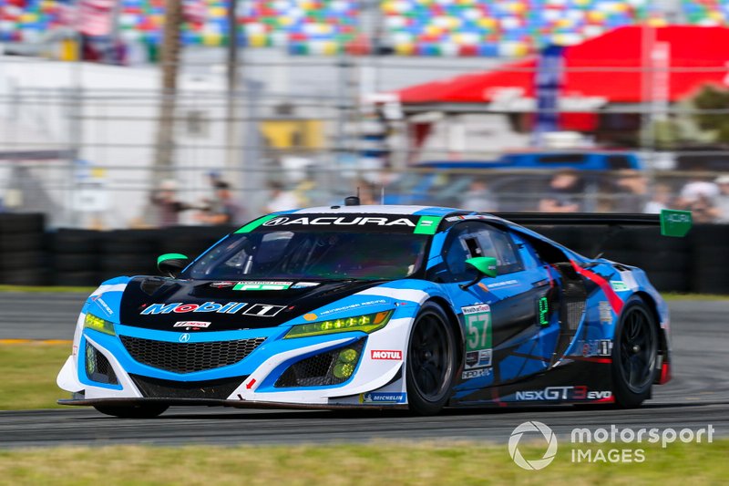 #57 Heinricher Racing w/MSR Curb-Agajanian Acura NSX GT3, GTD: Alvaro Parente, Misha Goikhberg, Trent Hindman, AJ Allmendinger