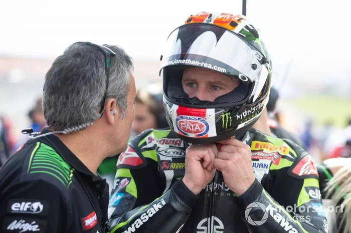 Jonathan Rea, Kawasaki Racing Team, mit Pere Riba
